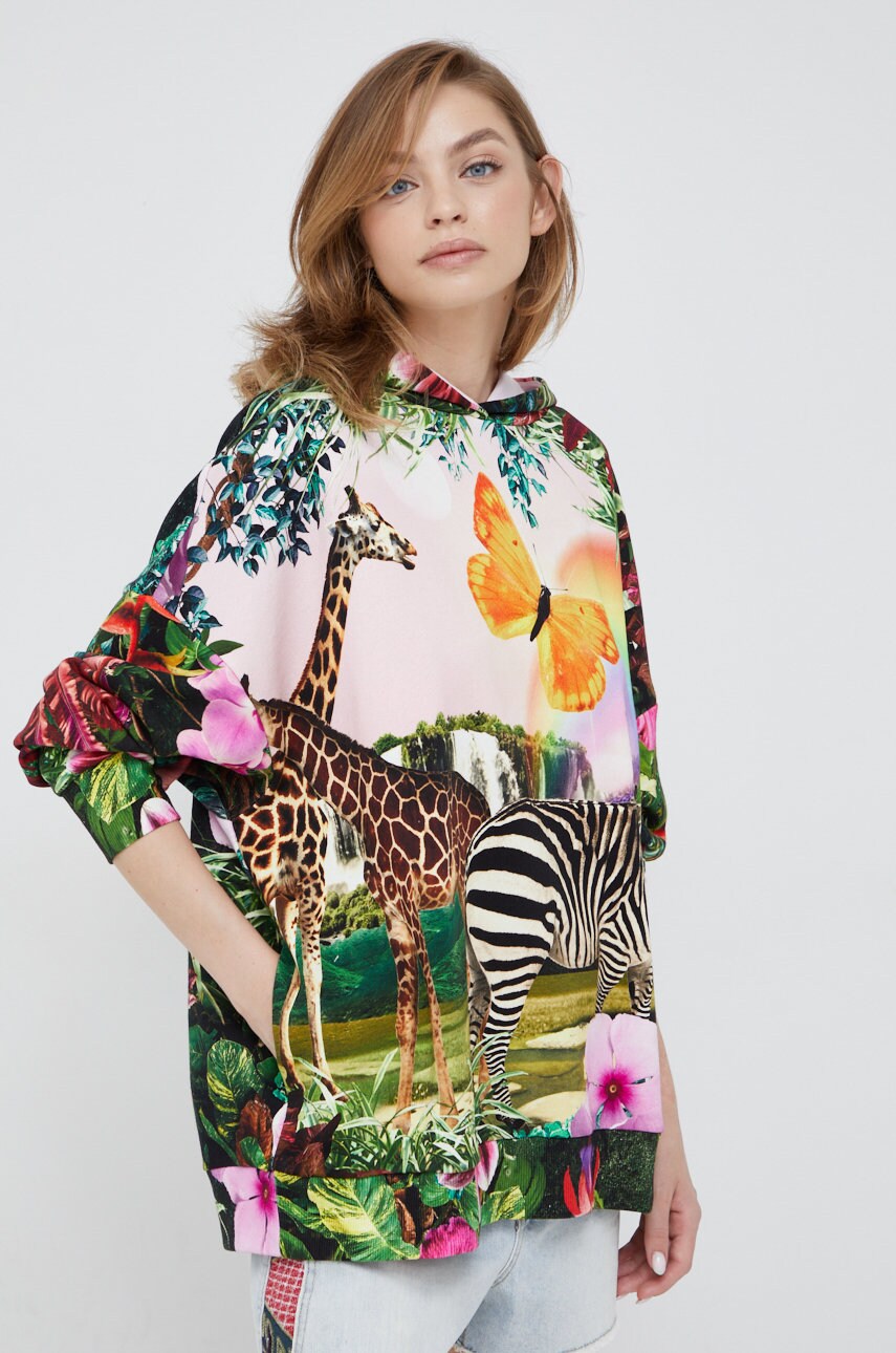 

Хлопковая кофта Desigual женская узор