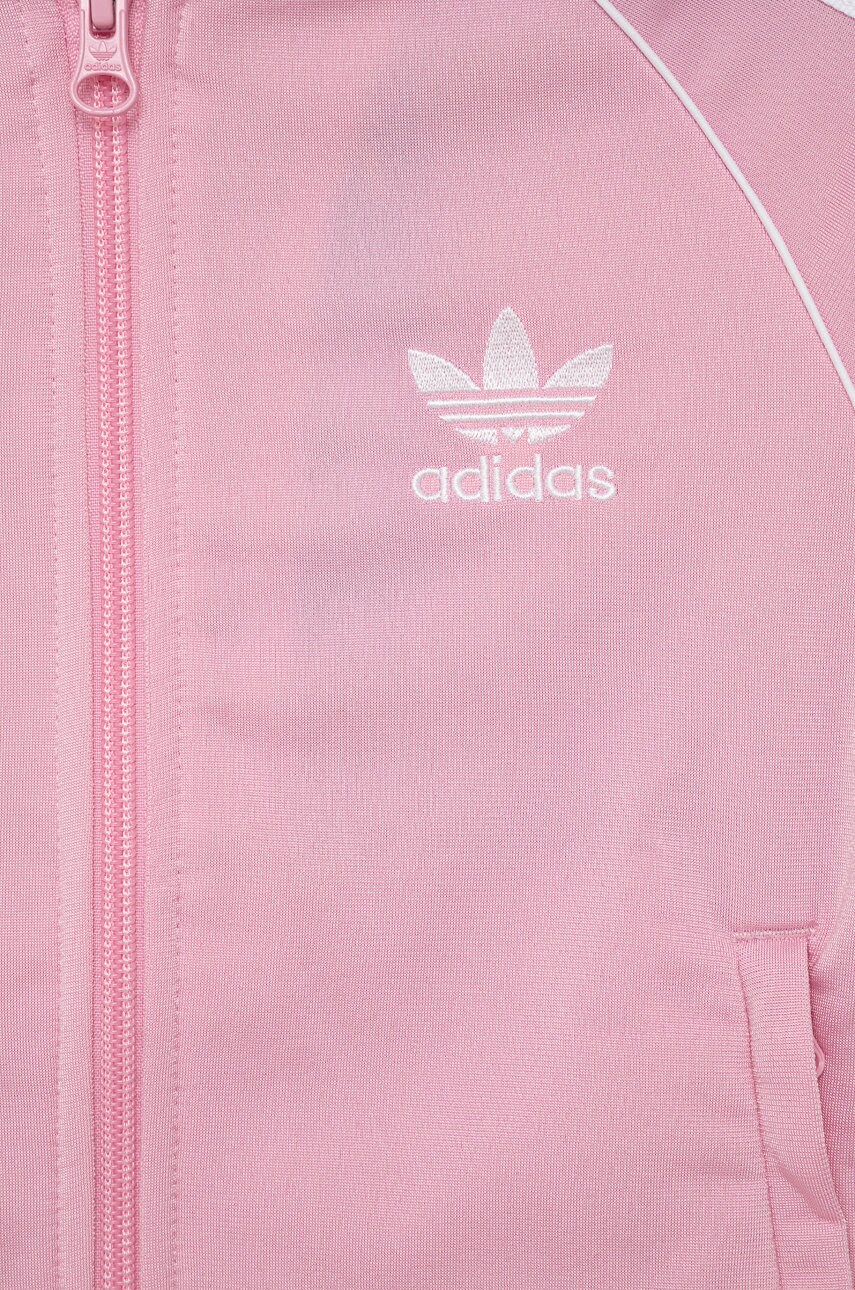 

Детская кофта adidas Originals HD2042 цвет розовый с аппликацией