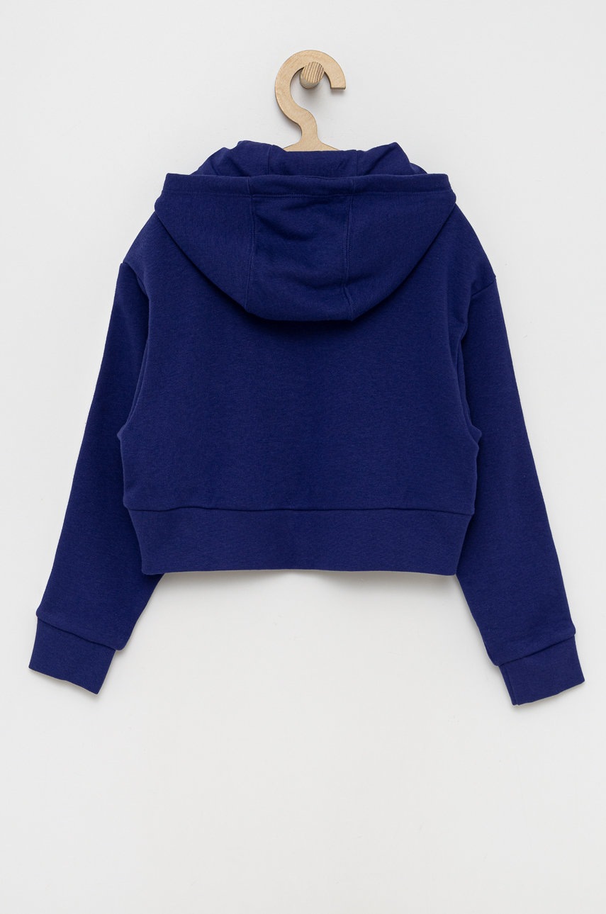 

Дитяча кофта adidas Originals HF7470 колір синій з аплікацією