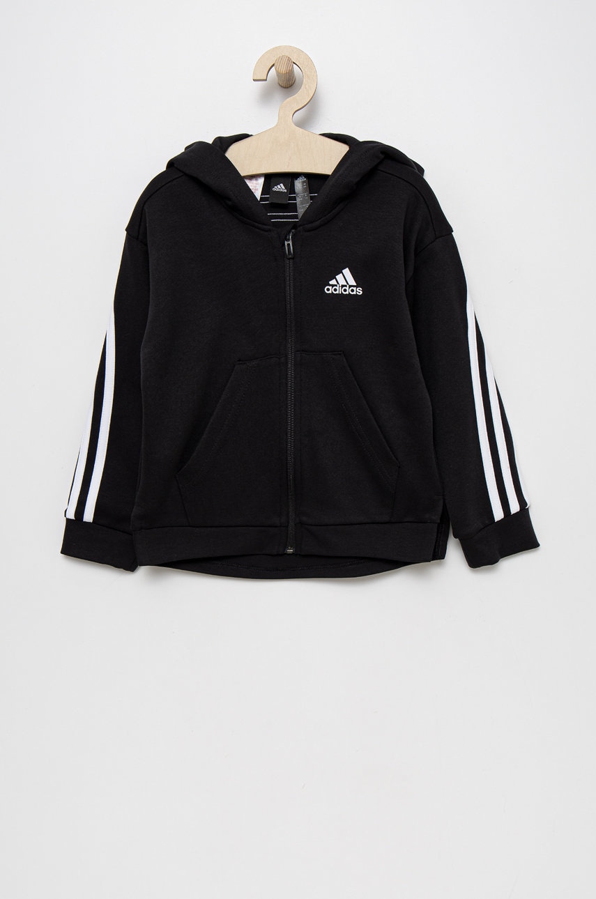 Adidas performance bluza copii ge0950 culoarea negru, cu imprimeu