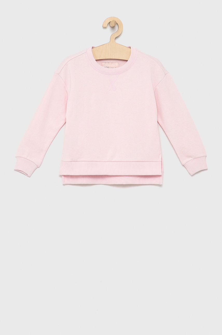 Kids Only bluza copii culoarea roz, neted 2023 ❤️ Pret Super answear imagine noua 2022