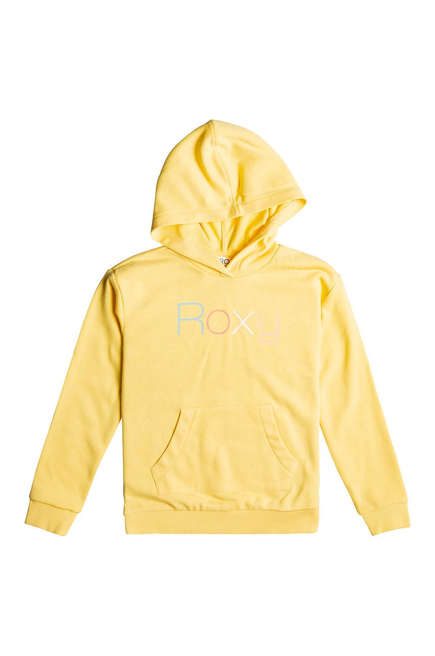 

Детская кофта Roxy цвет жёлтый с принтом