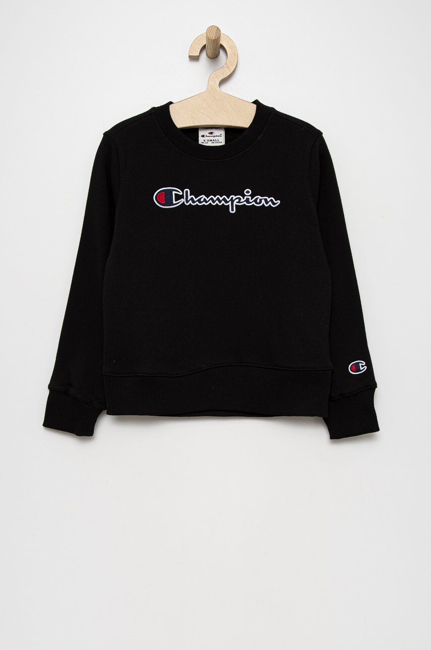 Champion bluza copii 404331 culoarea negru, cu imprimeu