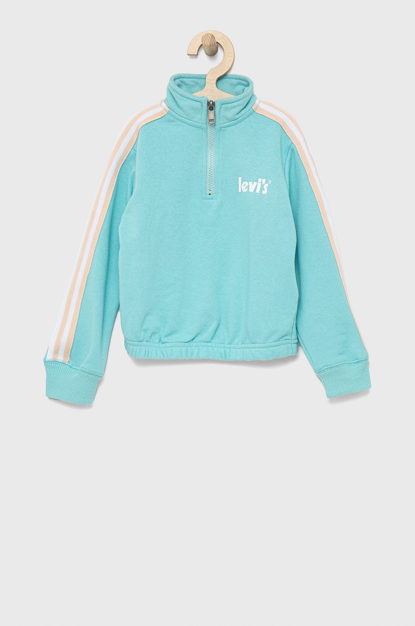 

Детски суичър Levi's с апликация, Син