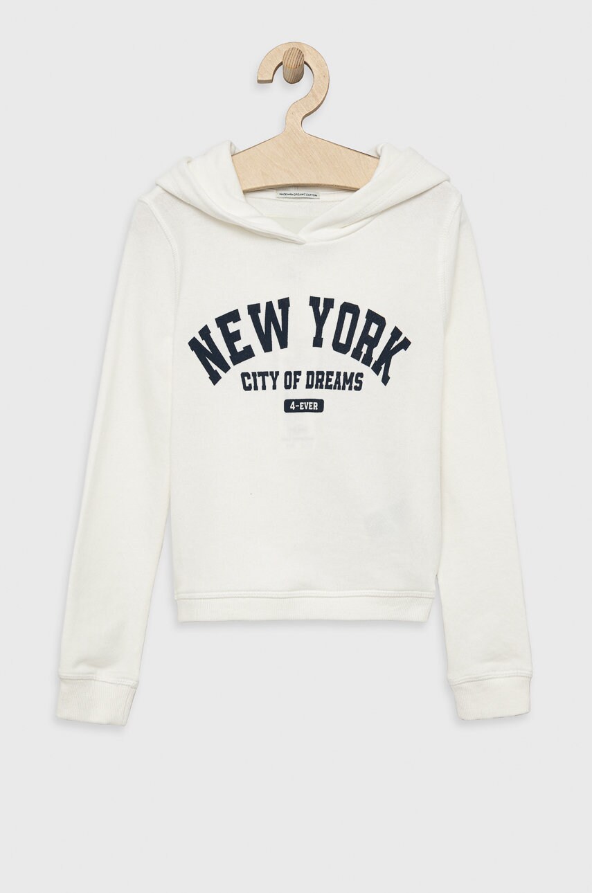 Tom tailor bluza copii culoarea alb, cu imprimeu