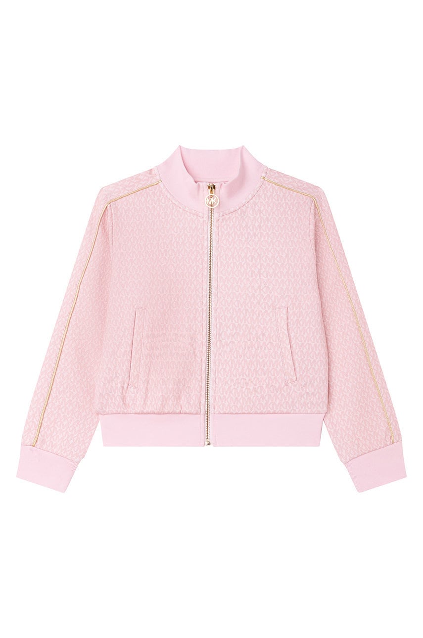 Michael Kors bluza copii culoarea roz,