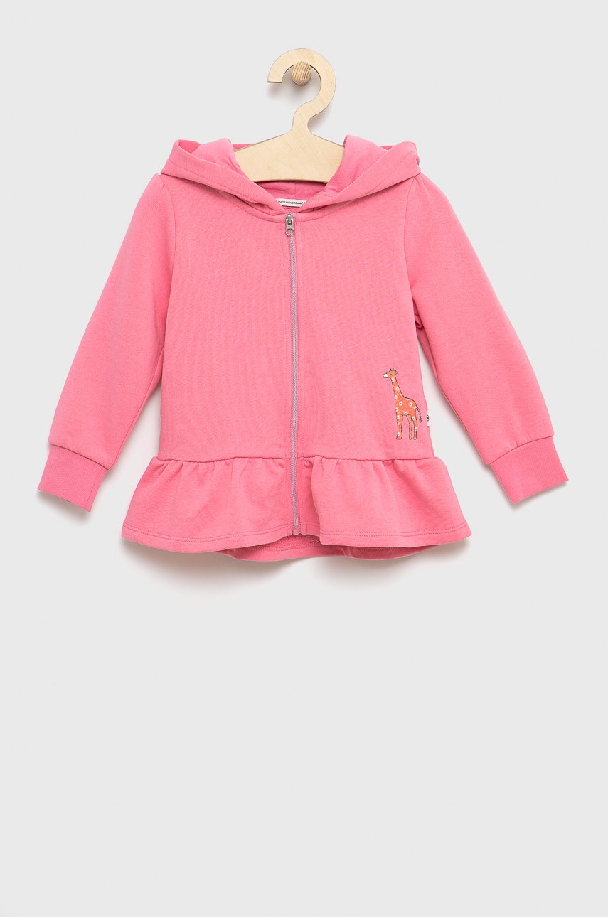 

Детски суичър Tom Tailor в розово с изчистен дизайн, Розов