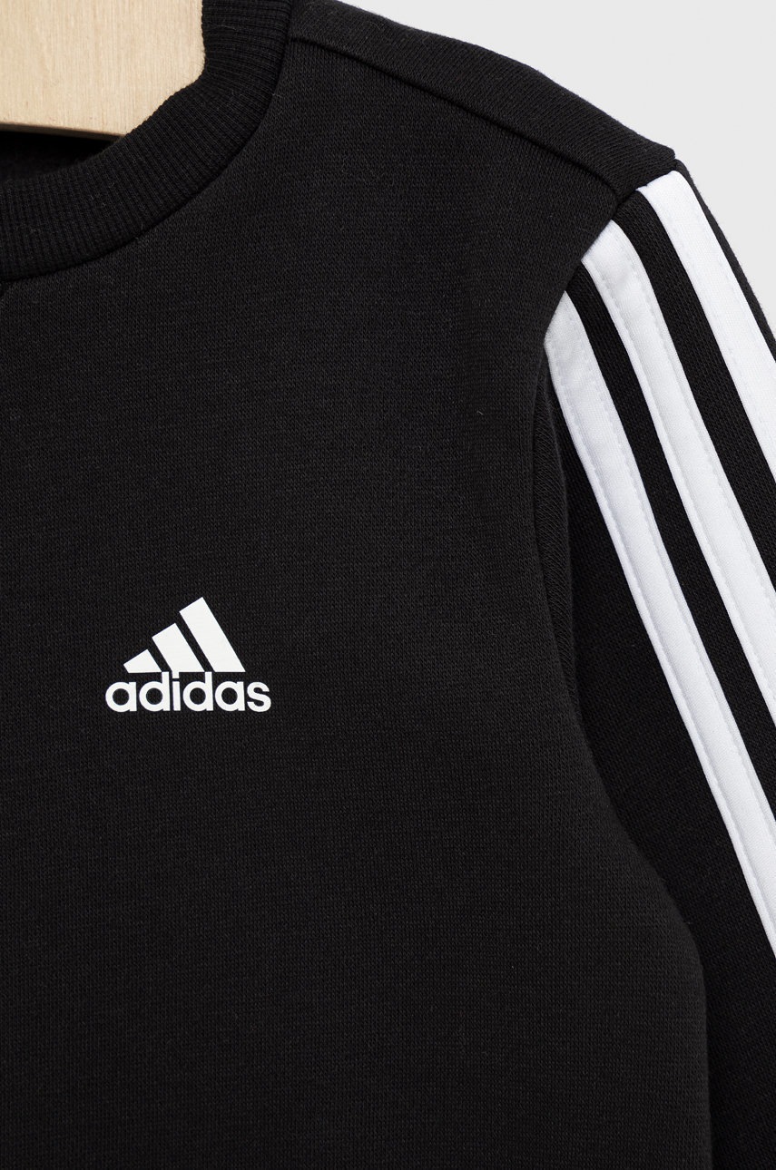 

Дитяча кофта adidas Performance колір чорний однотонна