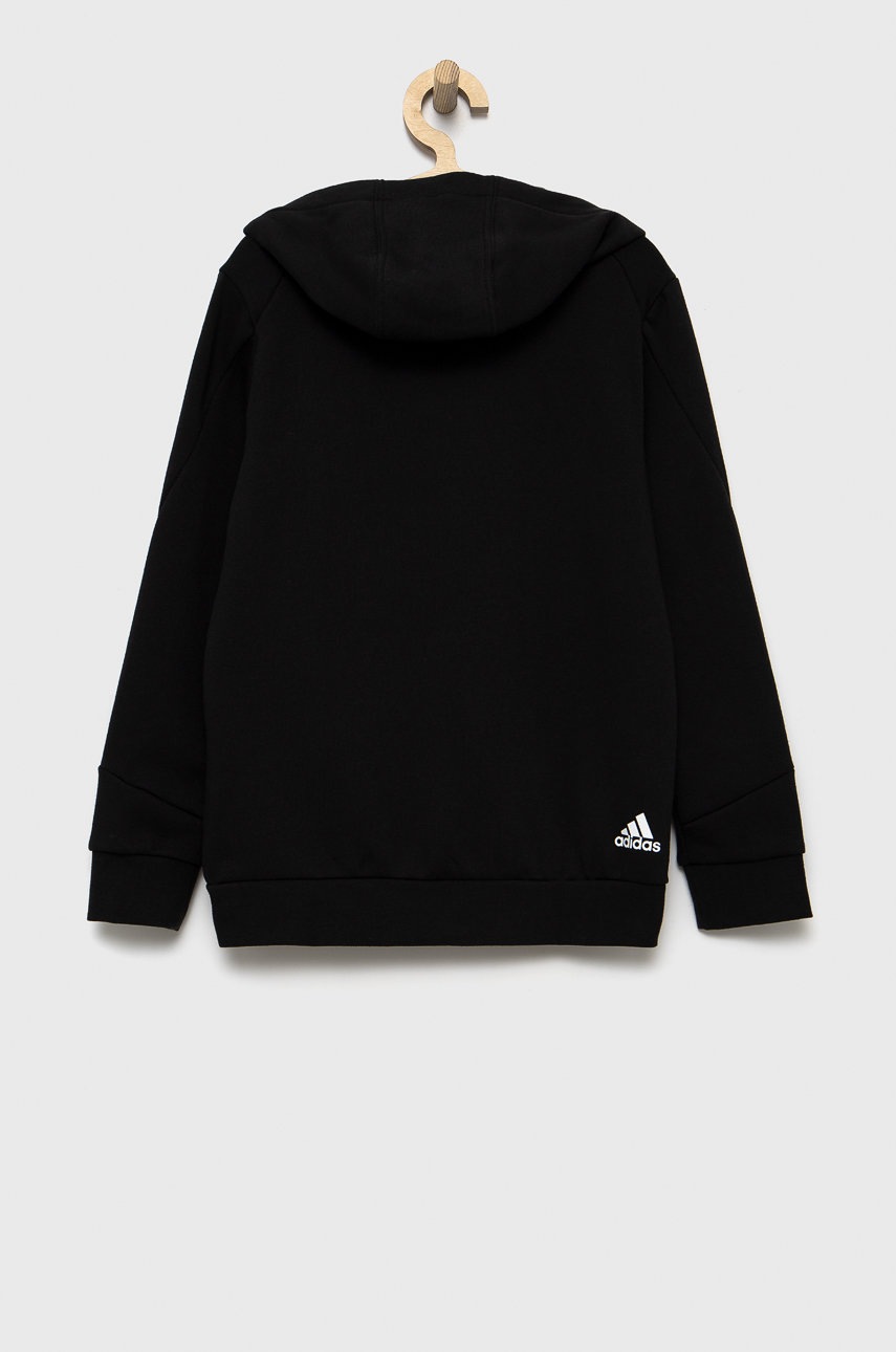 

Детская кофта adidas Performance HA3917 цвет чёрный с принтом