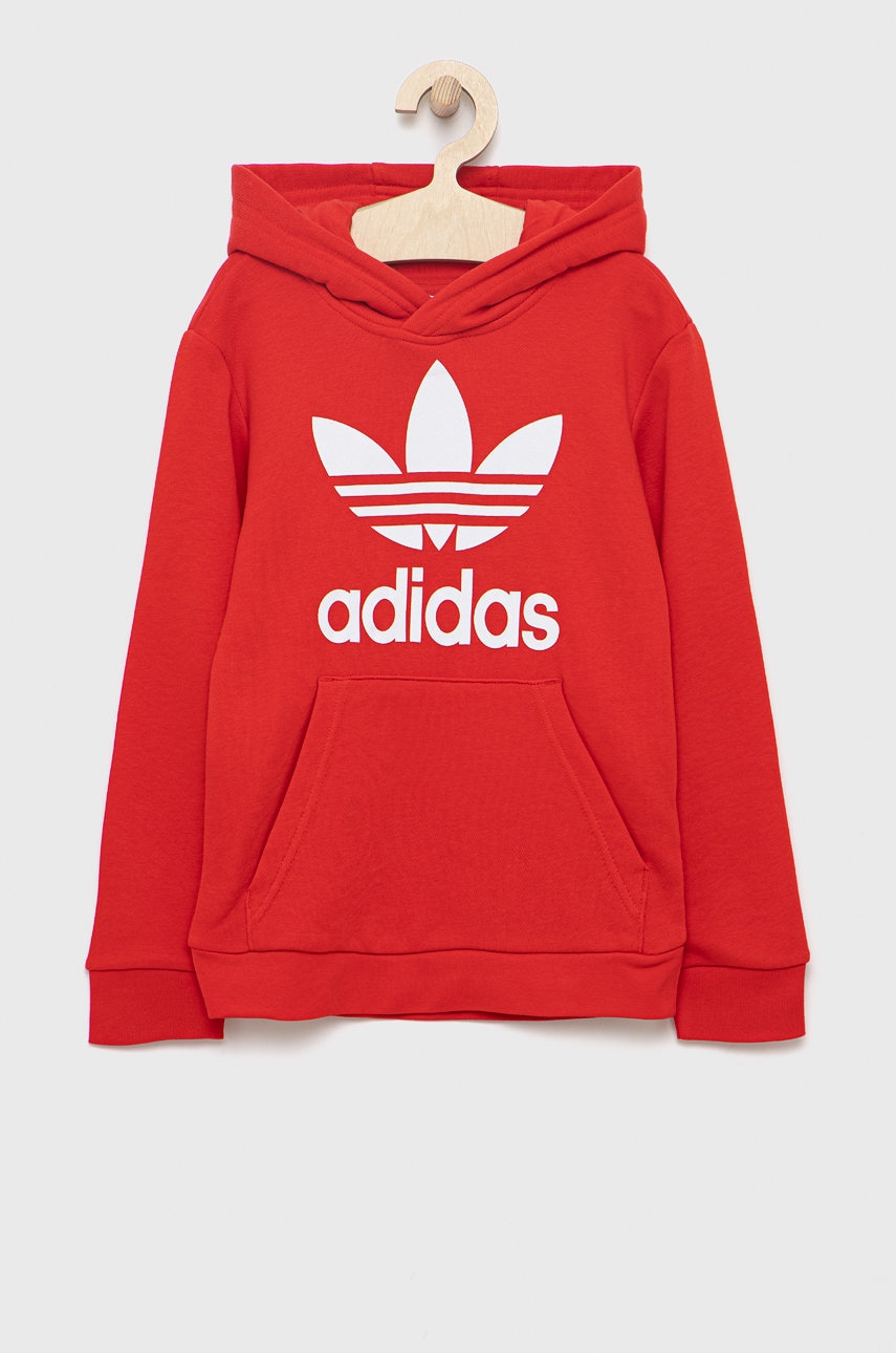 Adidas Originals bluza copii hd2020 culoarea rosu, cu imprimeu