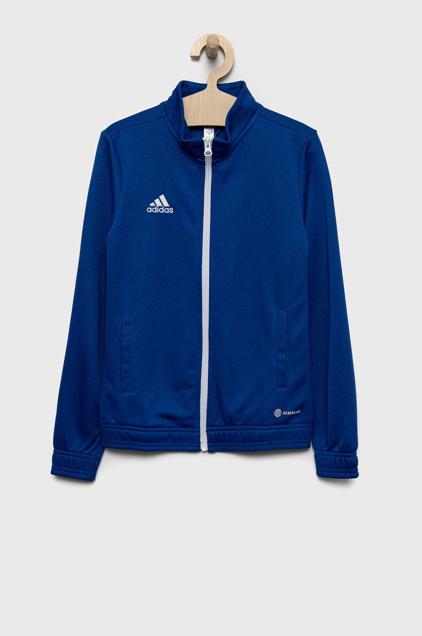 adidas Performance bluza copii culoarea albastru marin, cu imprimeu