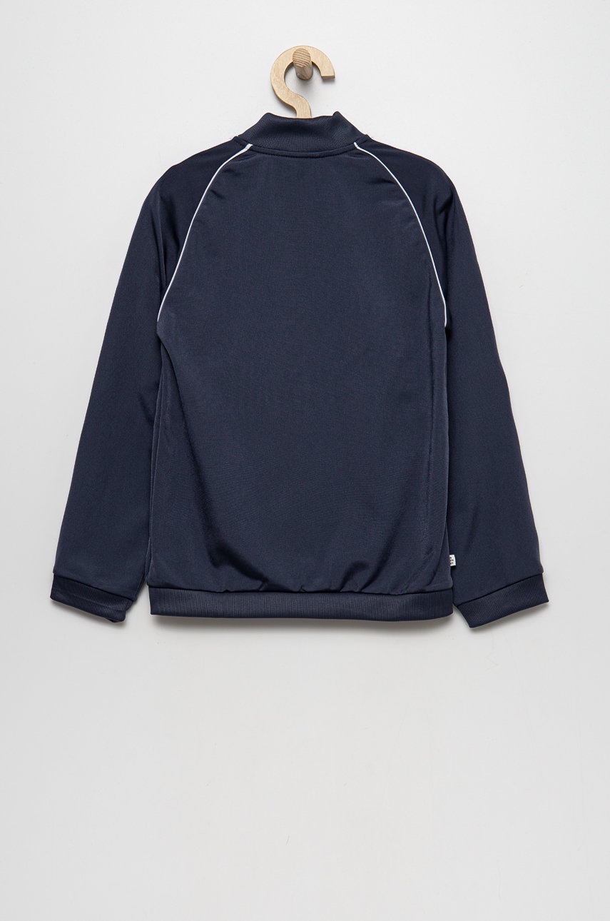 

Дитяча кофта adidas Originals колір синій з аплікацією