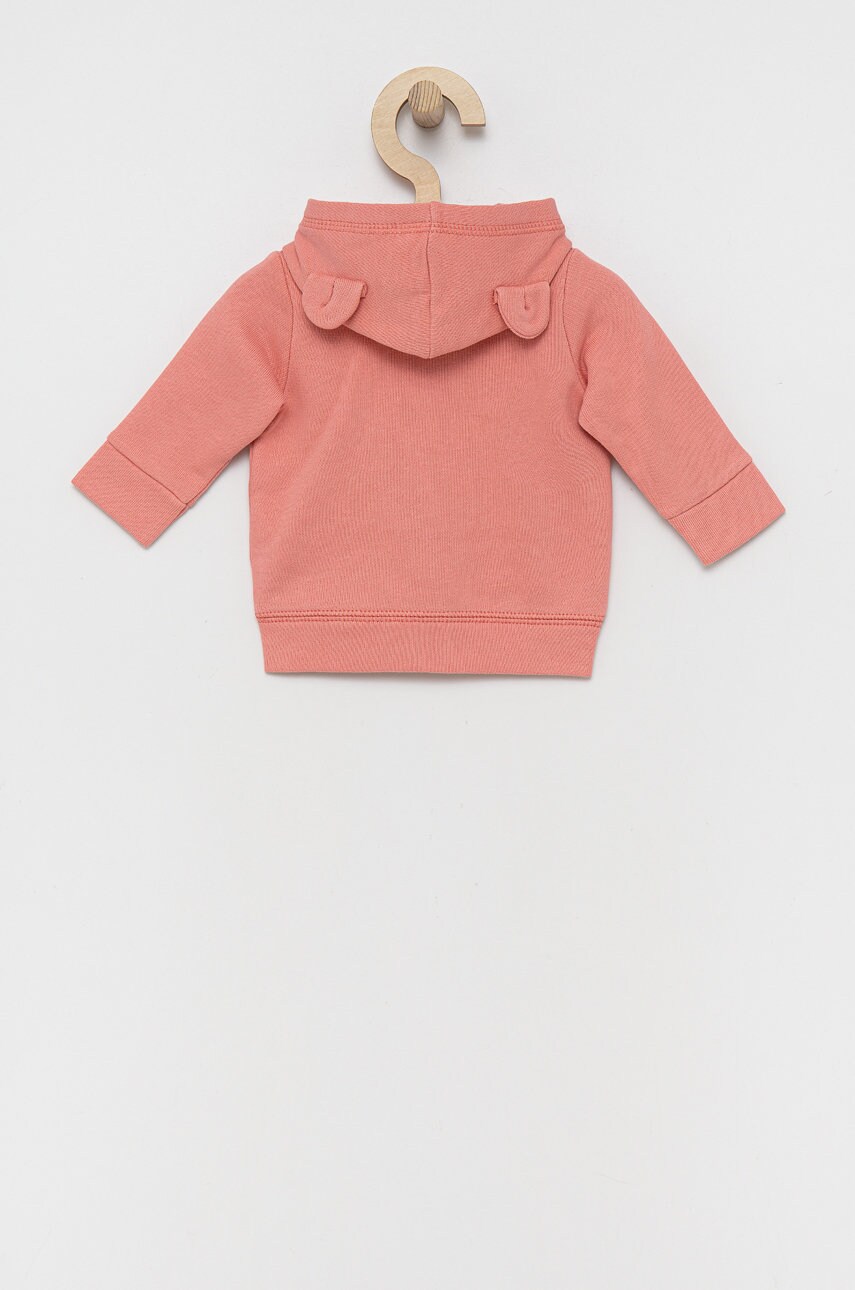

Дитяча бавовняна кофта United Colors of Benetton колір помаранчевий однотонна