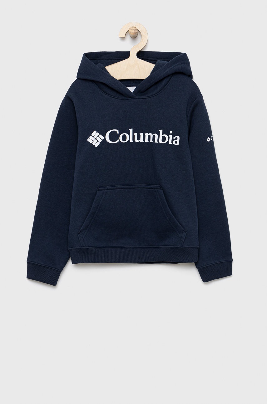

Детски суичър Columbia в тъмносиньо с принт, Тъмносин