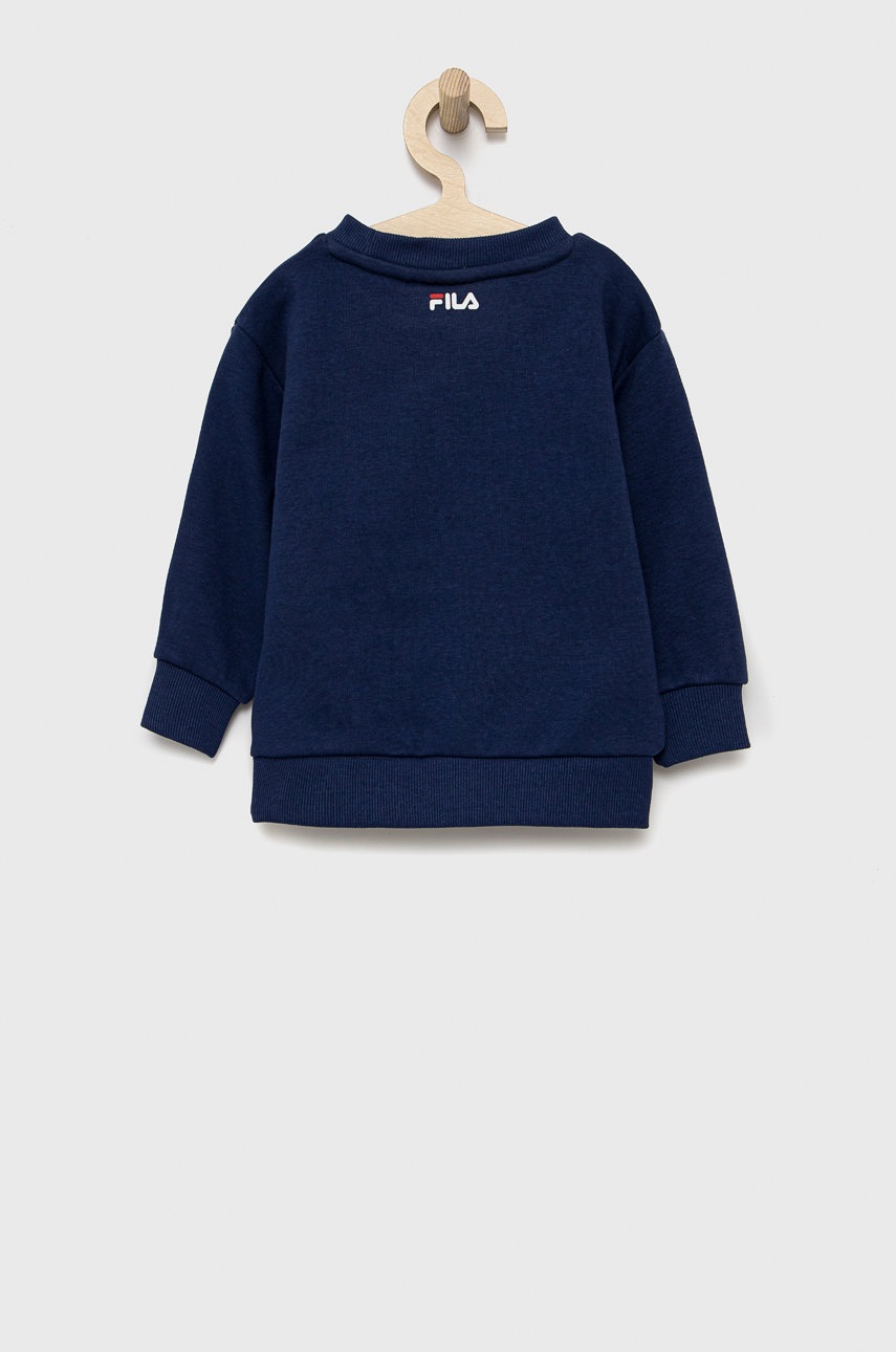

Детская кофта Fila цвет синий с принтом