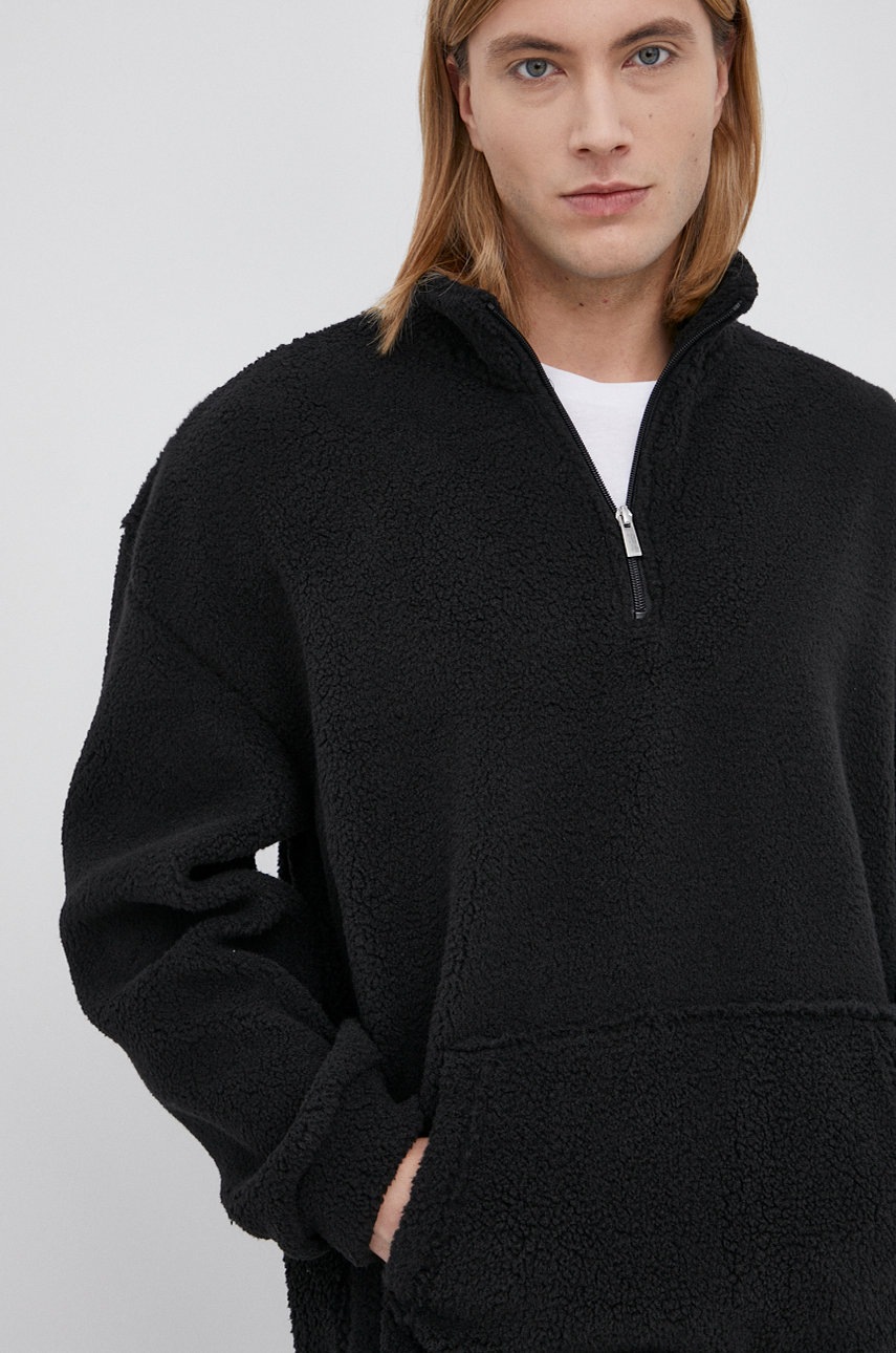 Only & Sons Bluza męska kolor czarny gładka