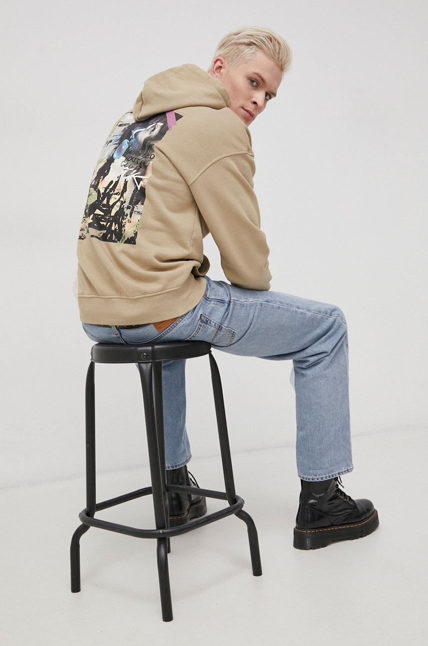 

Суичър Jack & Jones мъжки в сиво с принт, Сив