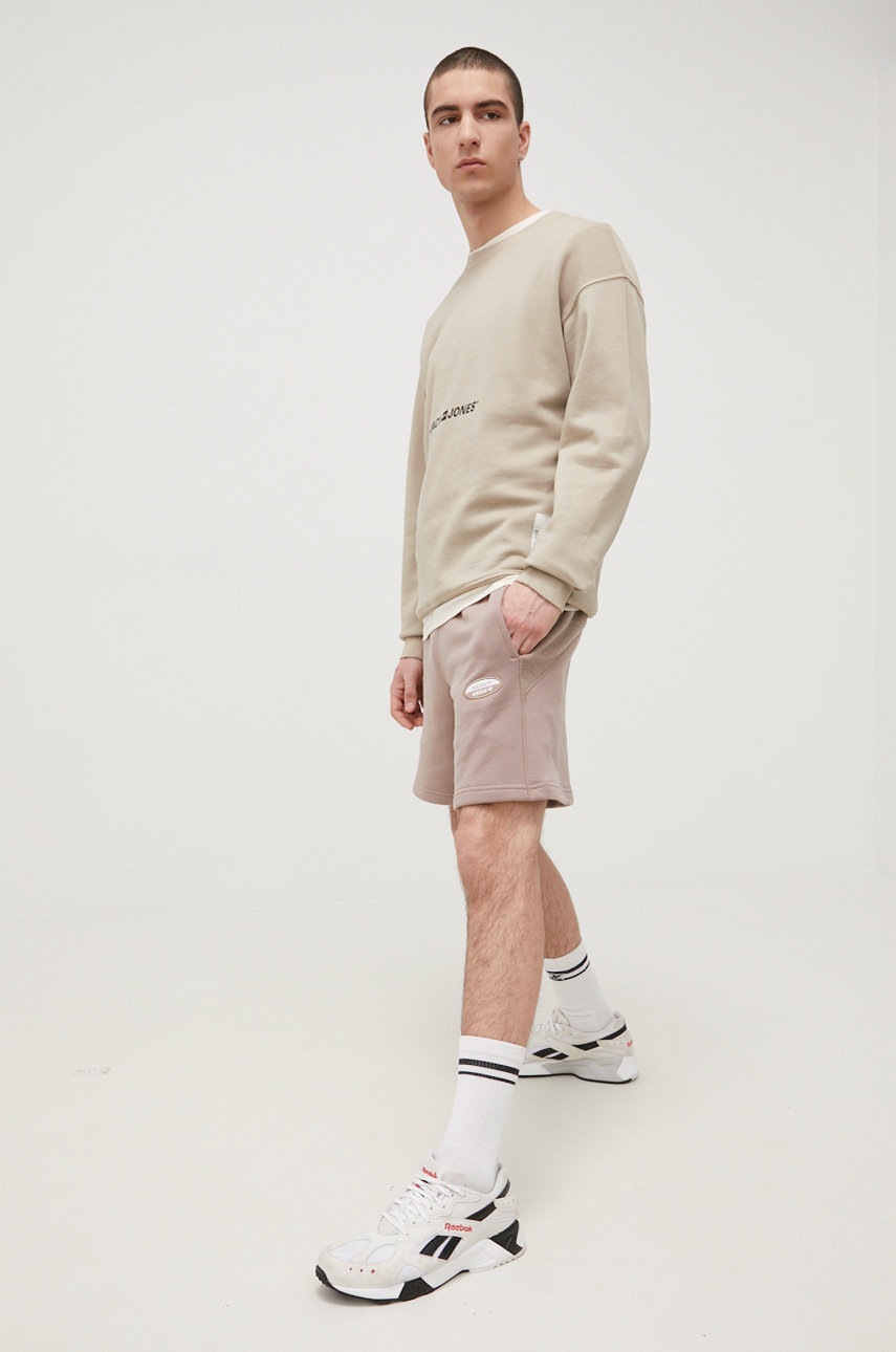 

Кофта Jack & Jones чоловіча колір сірий з принтом