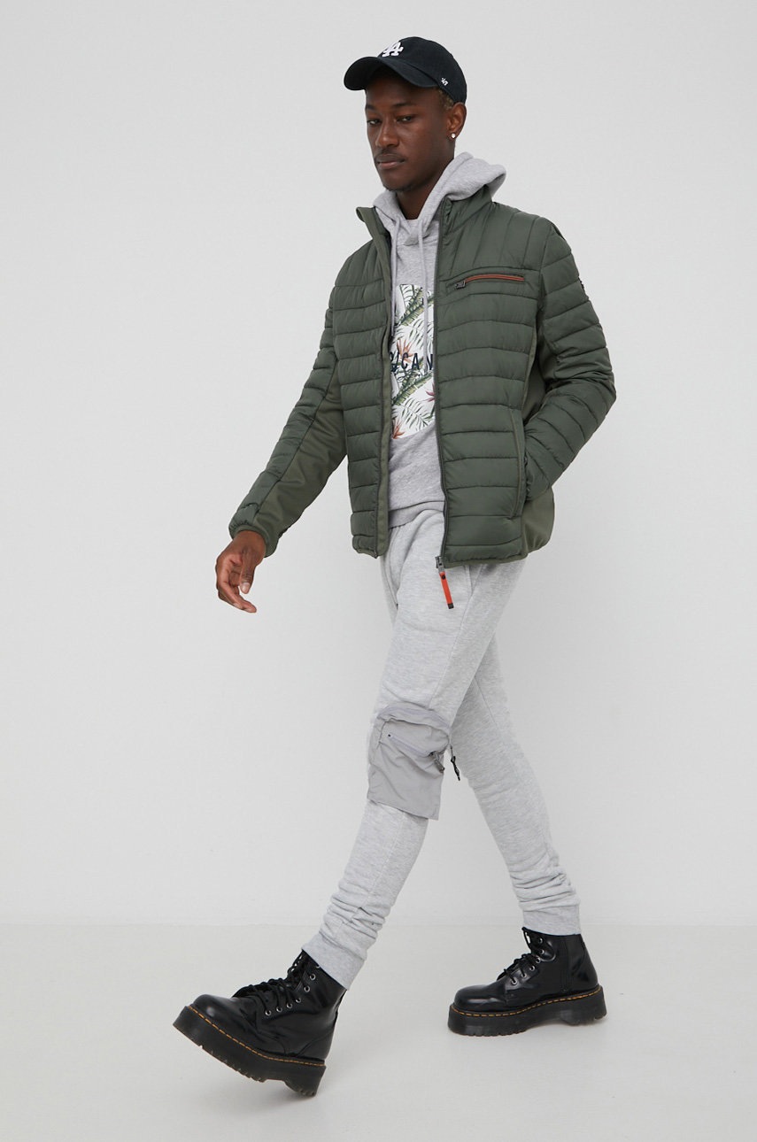 

Кофта Jack & Jones мужская цвет серый меланж