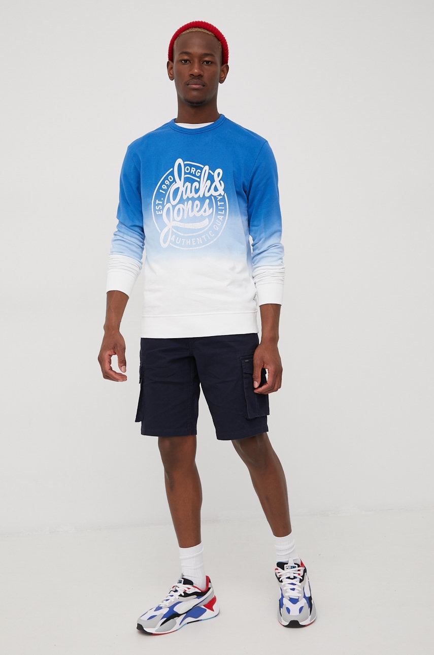 

Хлопковая кофта Jack & Jones мужская с принтом