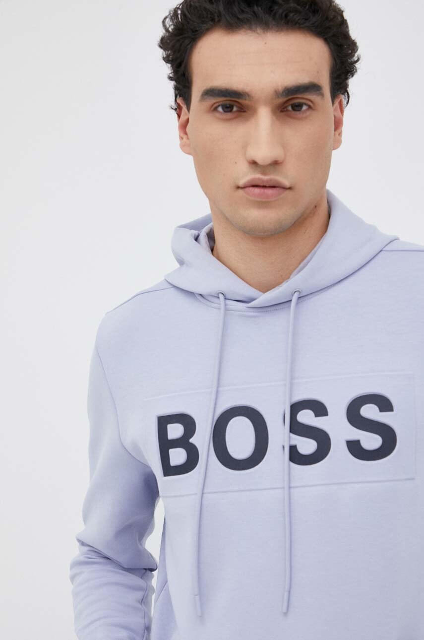 Boss bluză athleisure bărbați, cu imprimeu