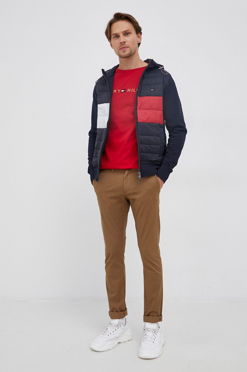 

Кофта Tommy Hilfiger мужская цвет синий с узором