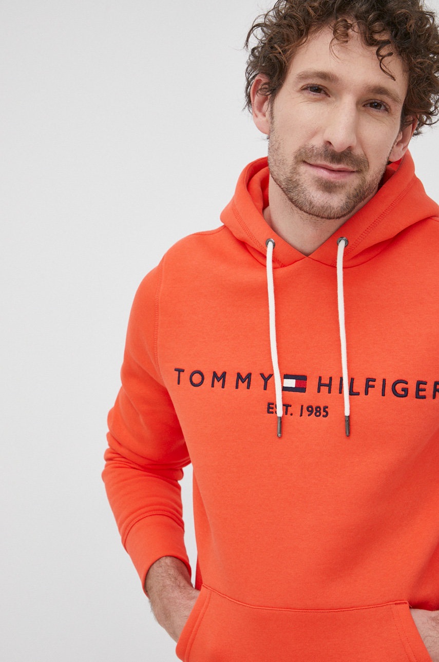

Кофта Tommy Hilfiger мужская цвет розовый с аппликацией