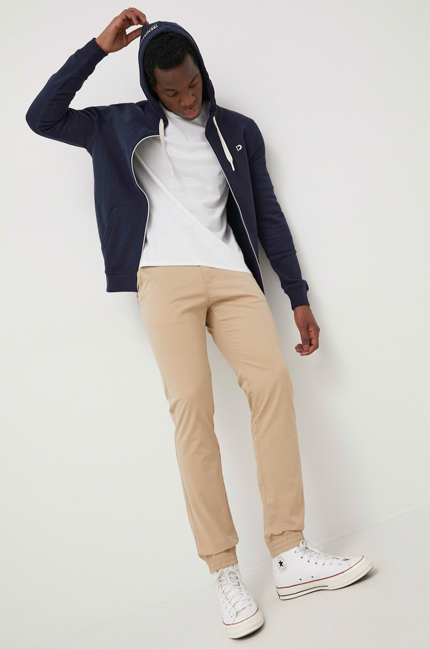 

Памучен суичър Tom Tailor мъжки в тъмносиньо с изчистен дизайн, Тъмносин