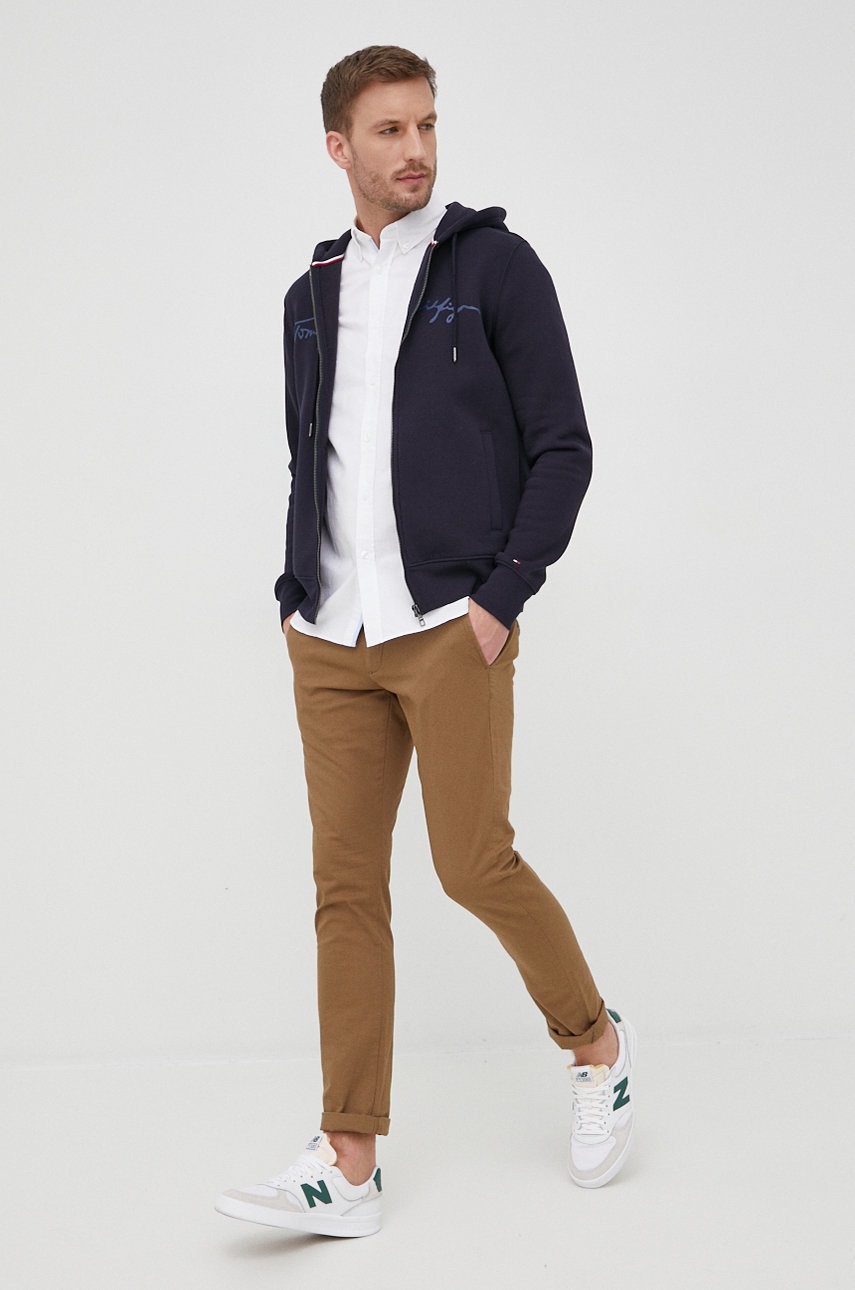 

Кофта Tommy Hilfiger мужская цвет синий с принтом