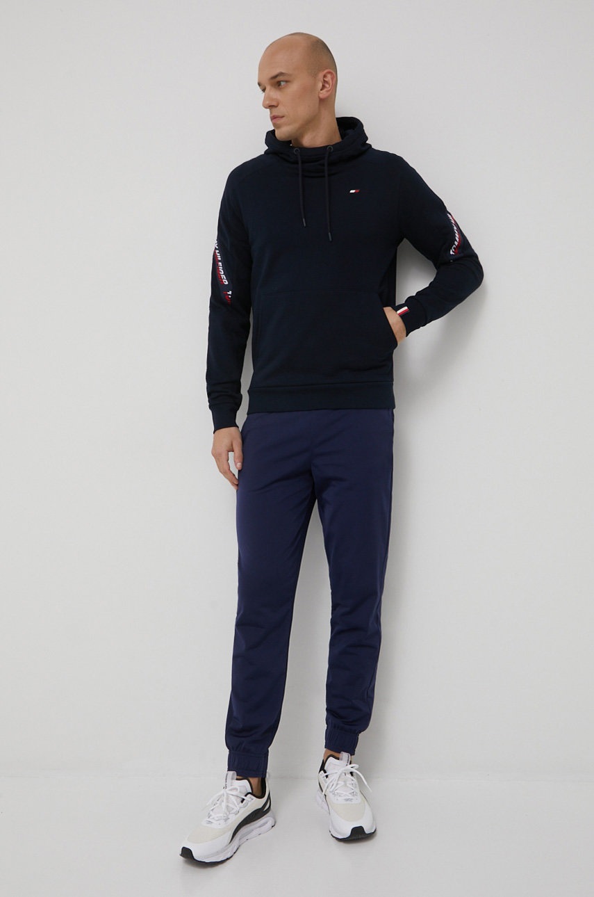 

Кофта Tommy Hilfiger чоловіча колір синій з аплікацією