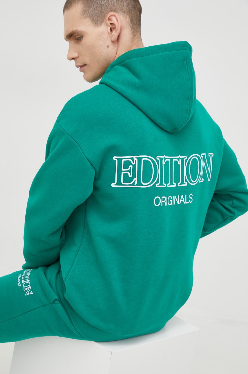

Суичър Jack & Jones в зелено с принт, Зелен