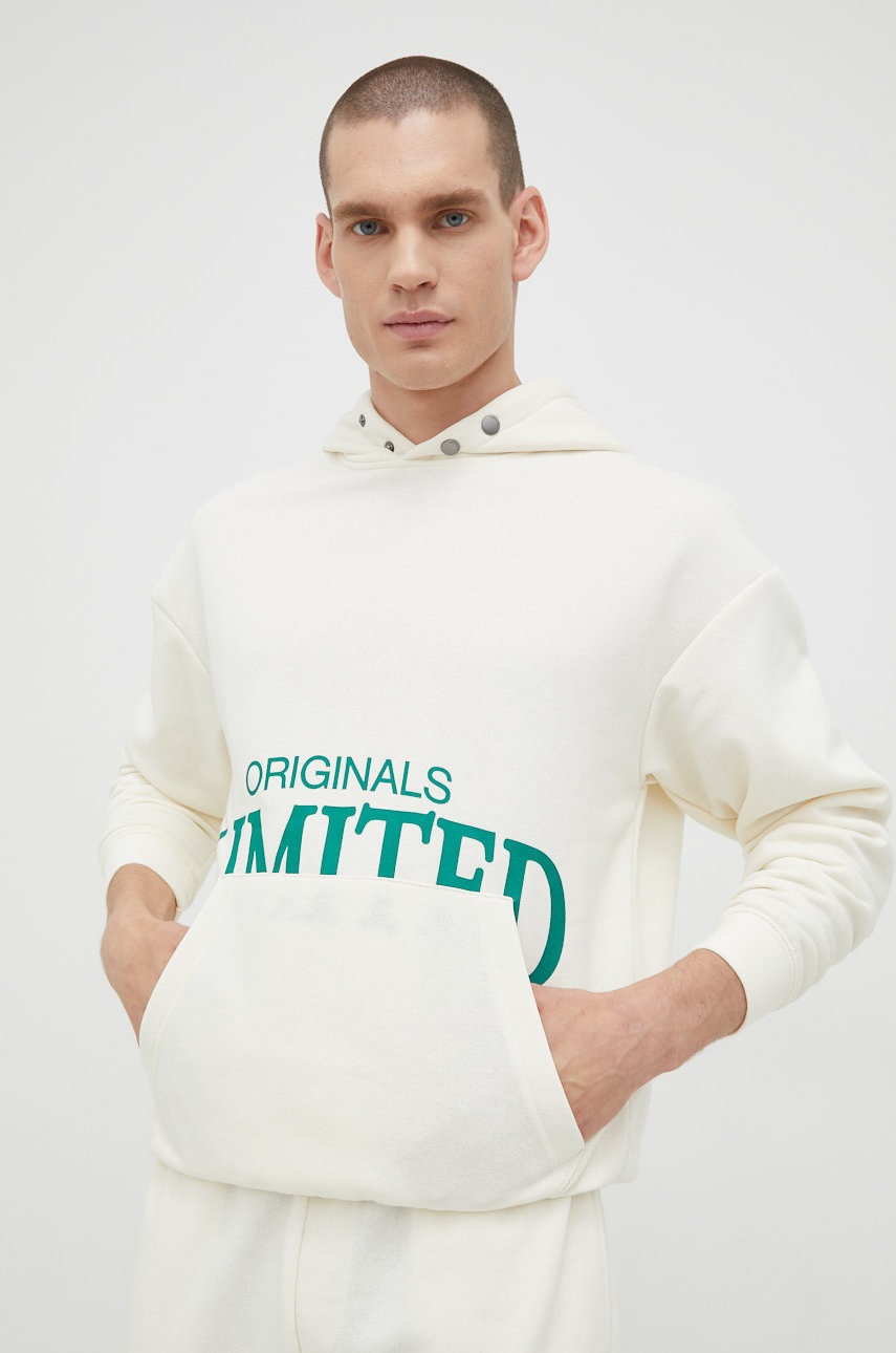 

Кофта Jack & Jones чоловіча колір бежевий з принтом