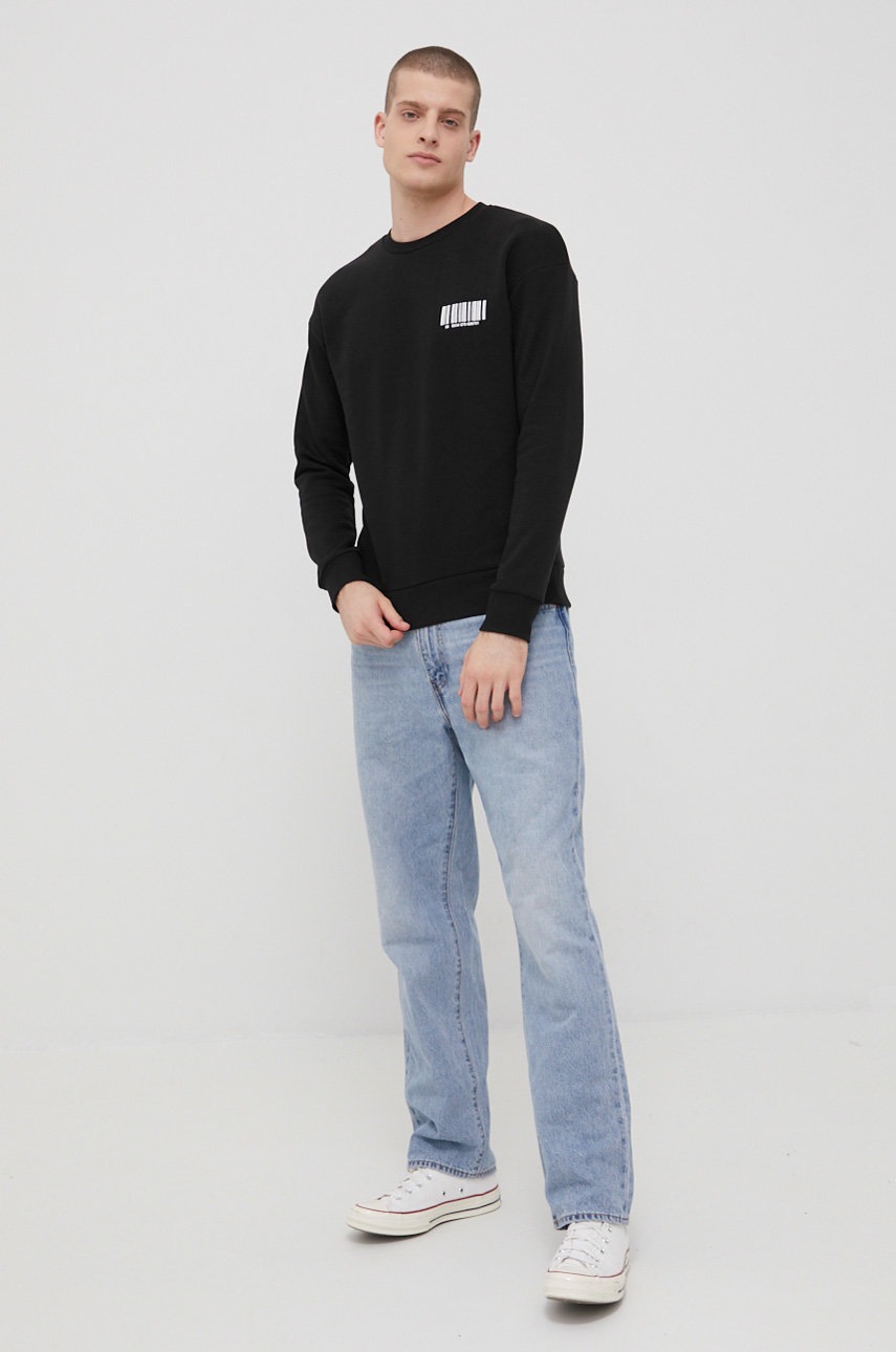 

Кофта Jack & Jones чоловіча колір чорний з принтом