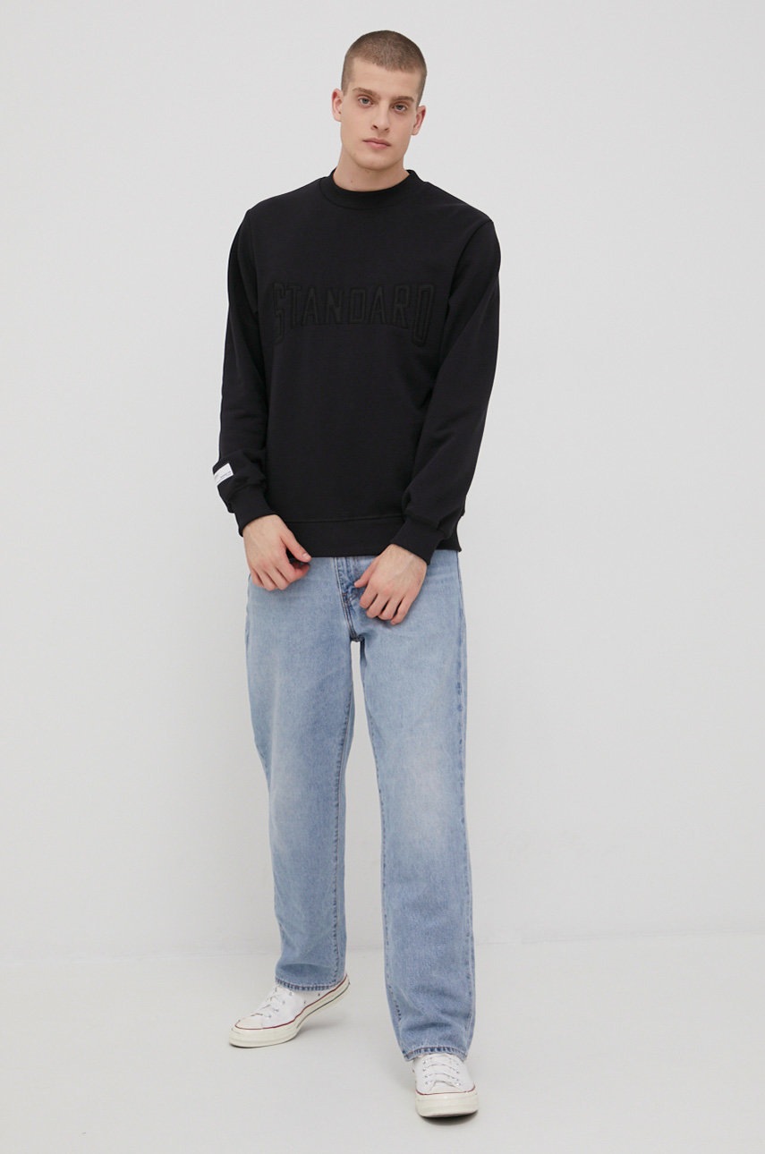 

Кофта Jack & Jones чоловіча колір чорний з аплікацією