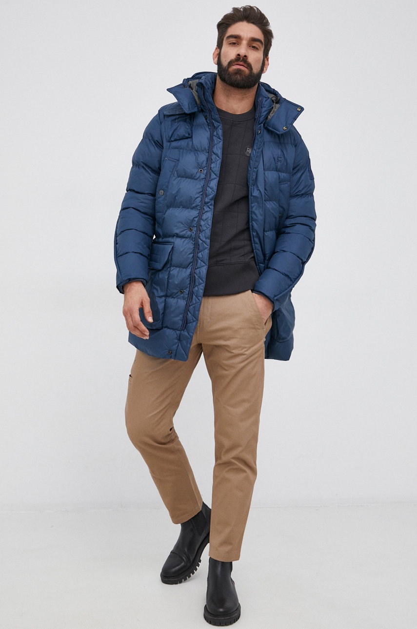 

Кофта G-Star Raw мужская цвет серый гладкая