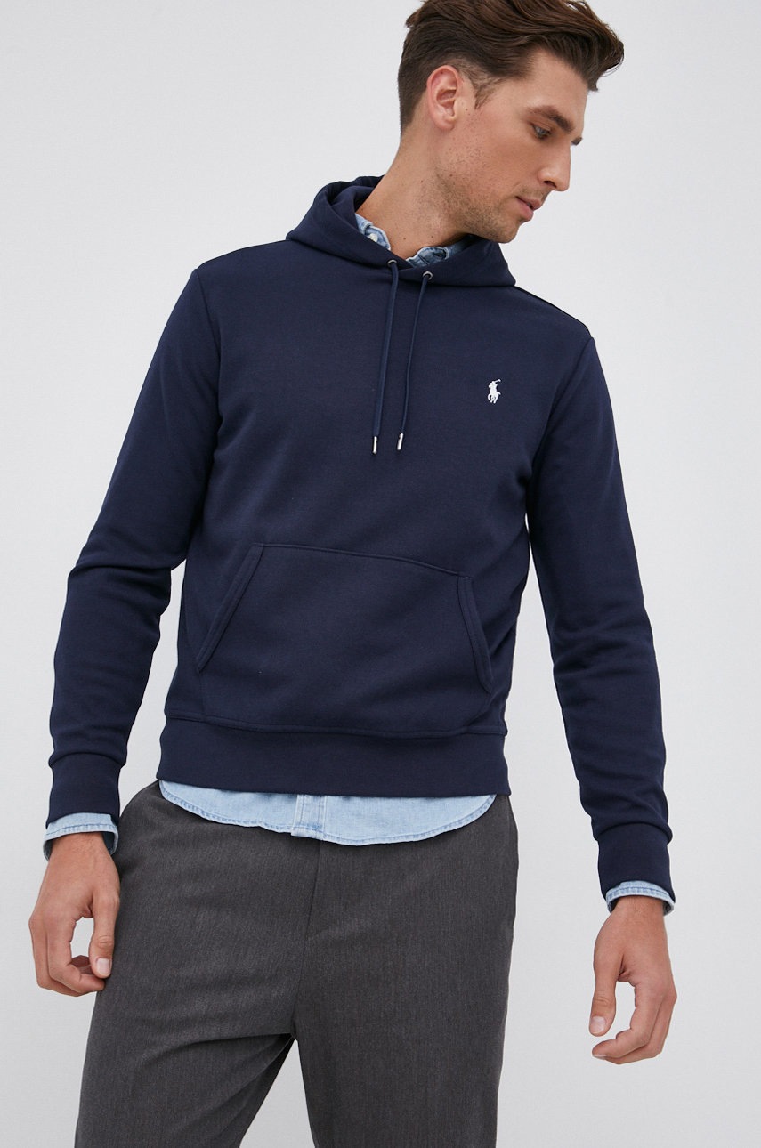 

Суичър Polo Ralph Lauren мъжки в тъмносиньо с изчистен дизайн, Тъмносин