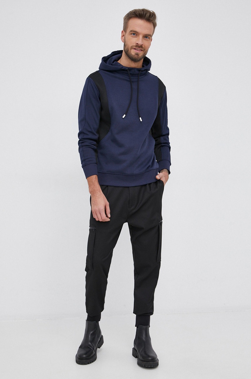 

Кофта G-Star Raw мужская цвет синий гладкая