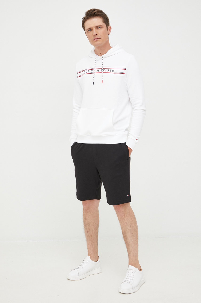 

Кофта Tommy Hilfiger мужская цвет белый с аппликацией