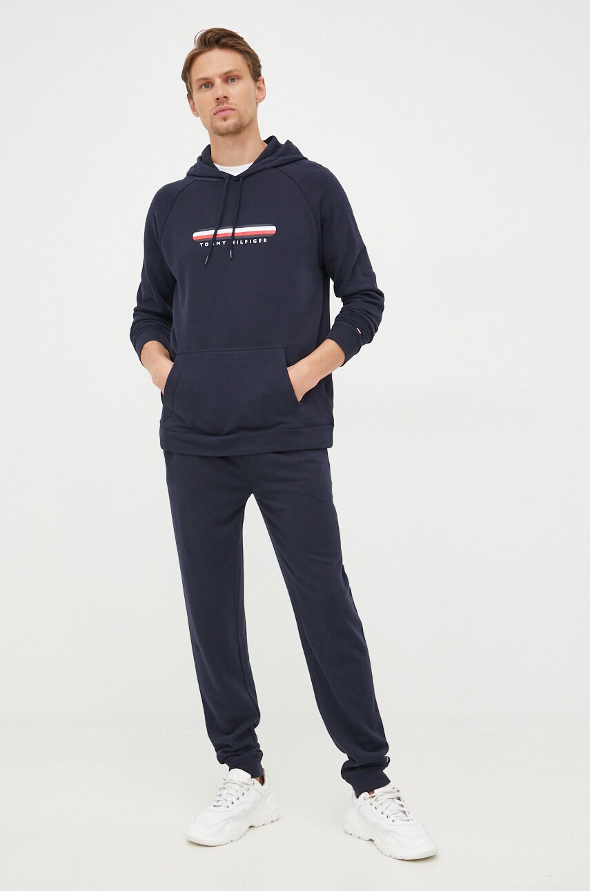 

Кофта Tommy Hilfiger чоловіча колір синій з принтом