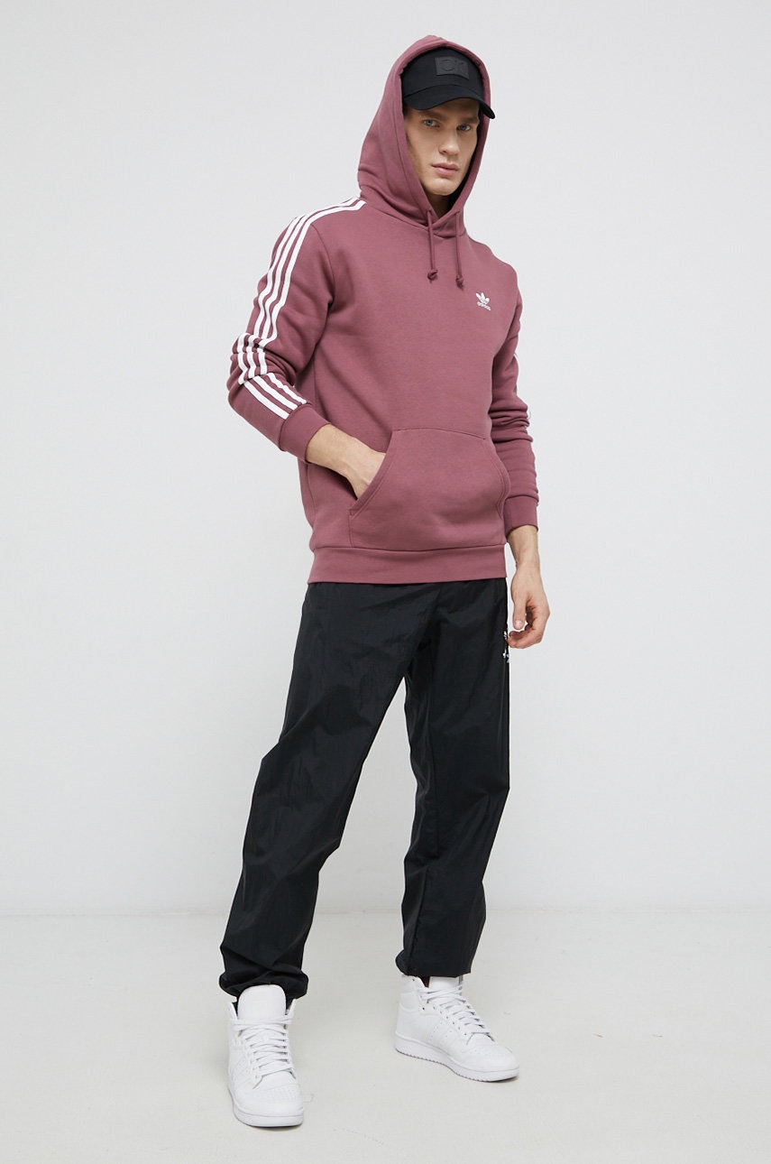 

Кофта adidas Originals HE9478 мужская цвет розовый гладкая