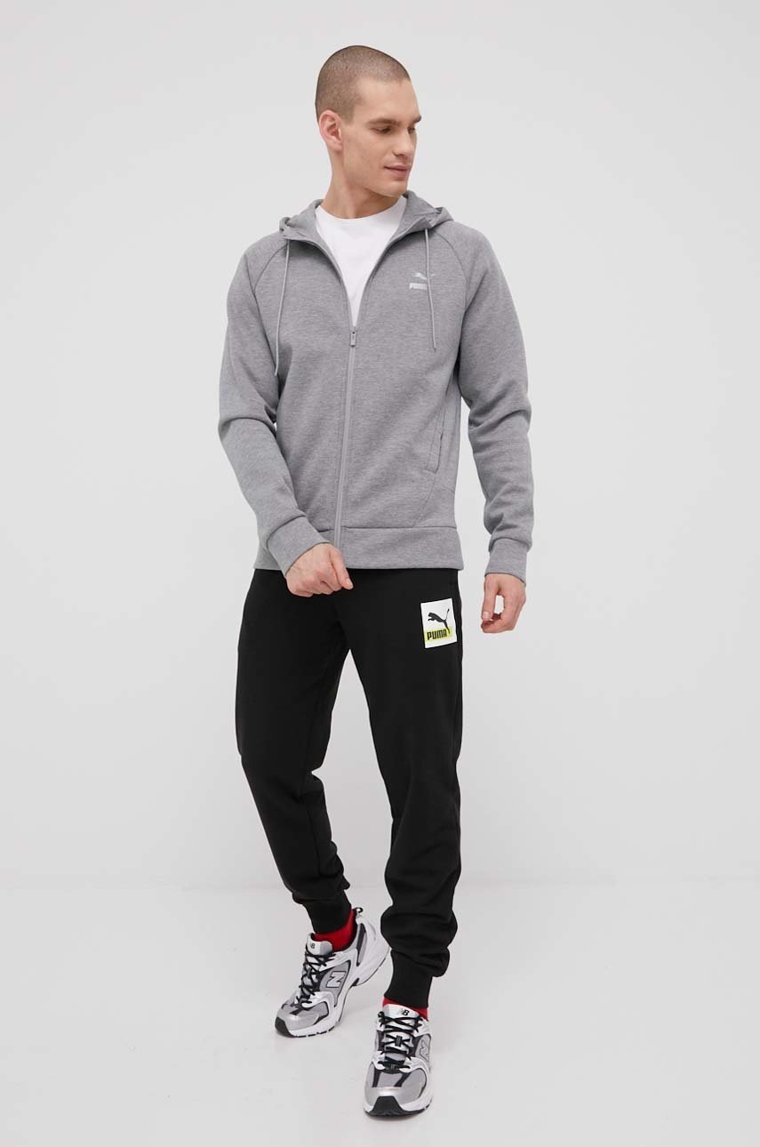 

Кофта Puma 531506 мужская цвет серый меланж