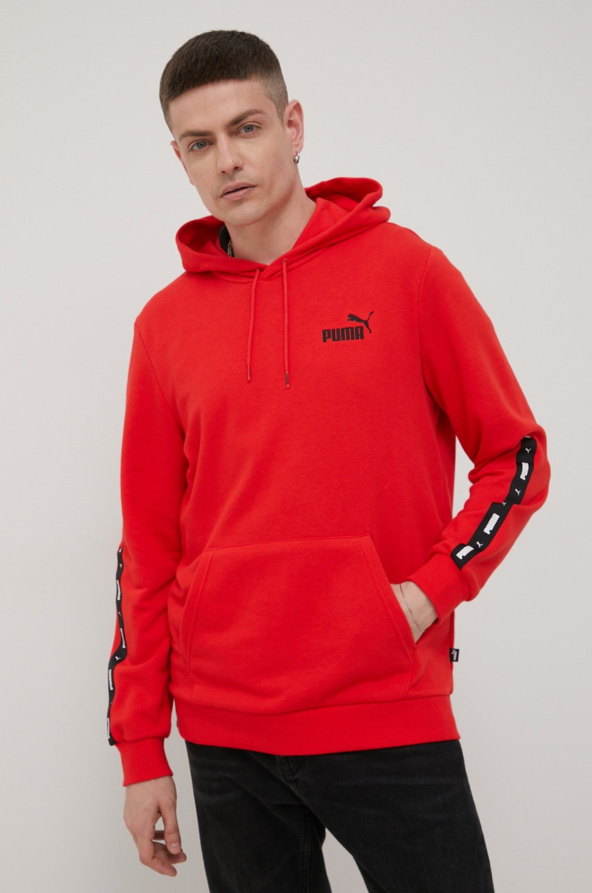 

Кофта Puma 84738511 мужская цвет красный с аппликацией
