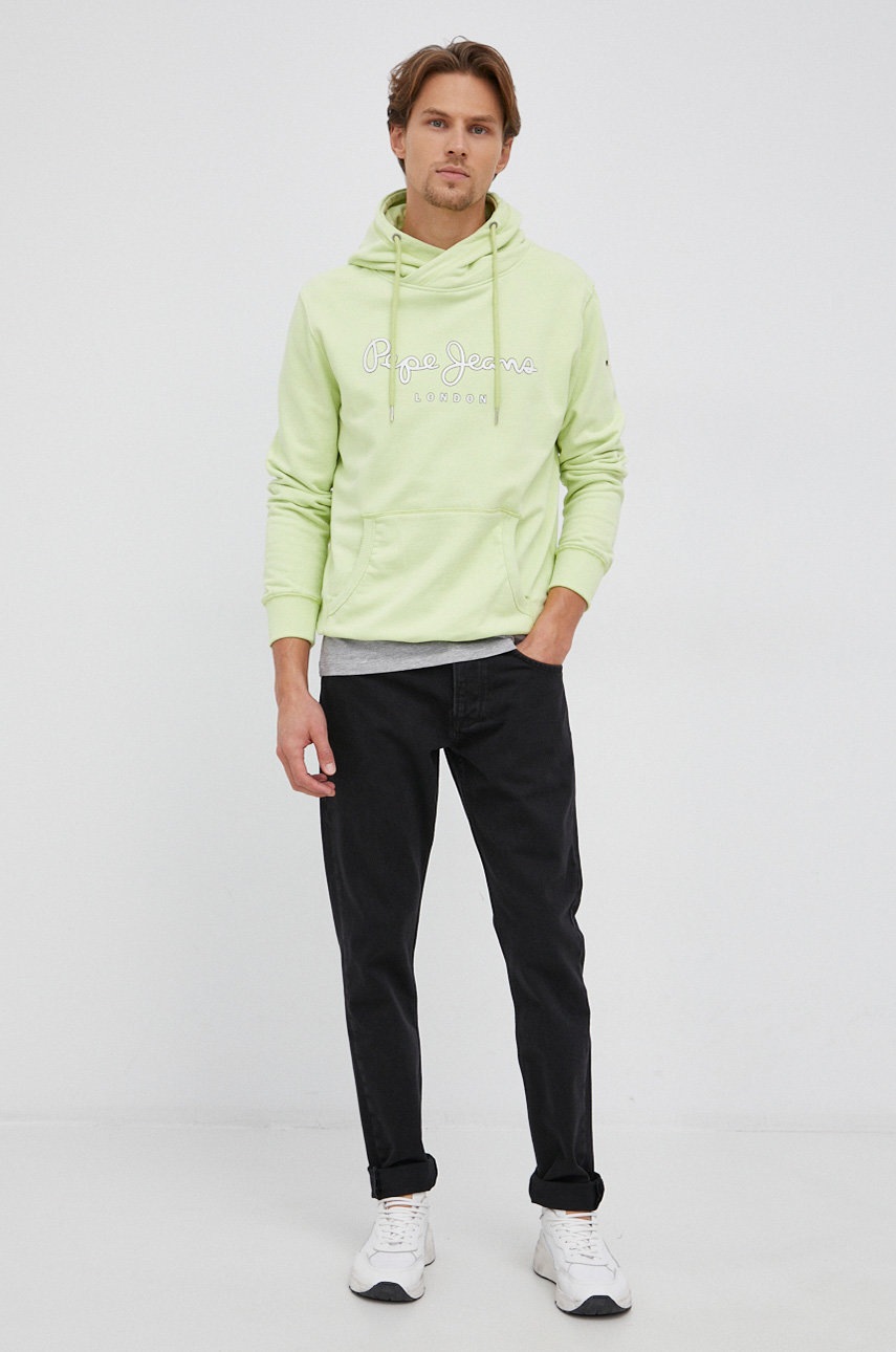 

Хлопковая кофта Pepe Jeans George Hoody мужская с принтом