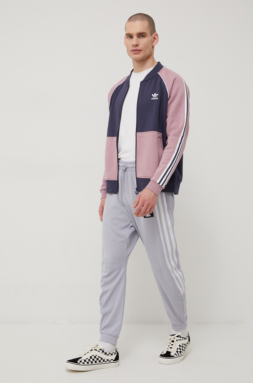 

Кофта adidas Originals чоловіча колір рожевий візерунок
