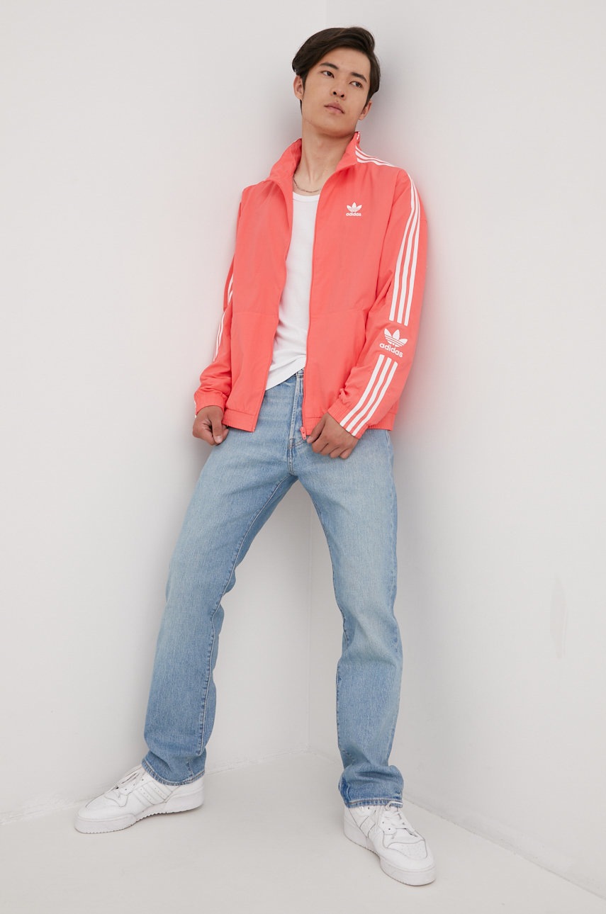 

Куртка adidas Originals Adicolor мужская цвет оранжевый переходная