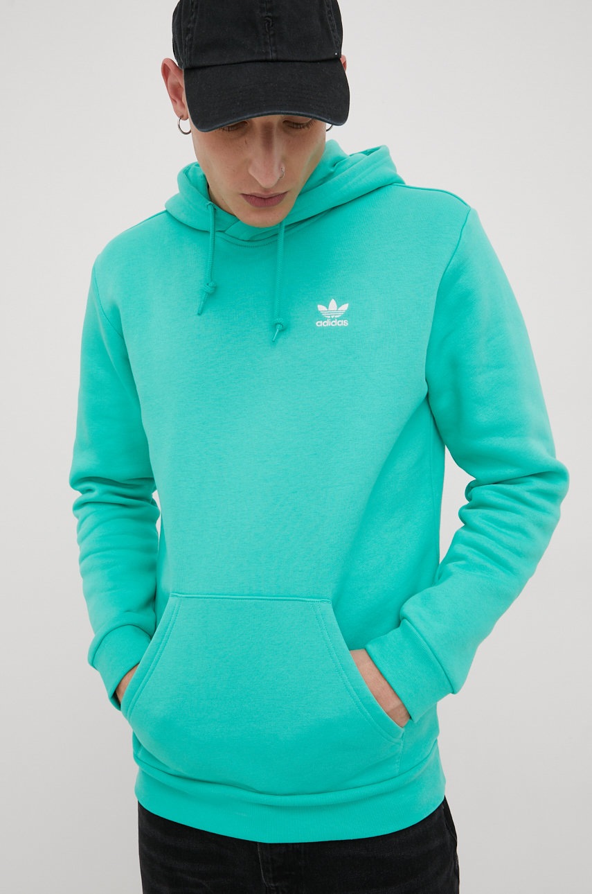 

Суичър adidas Originals Adicolor HE9420 в зелено с изчистен дизайн, Зелен