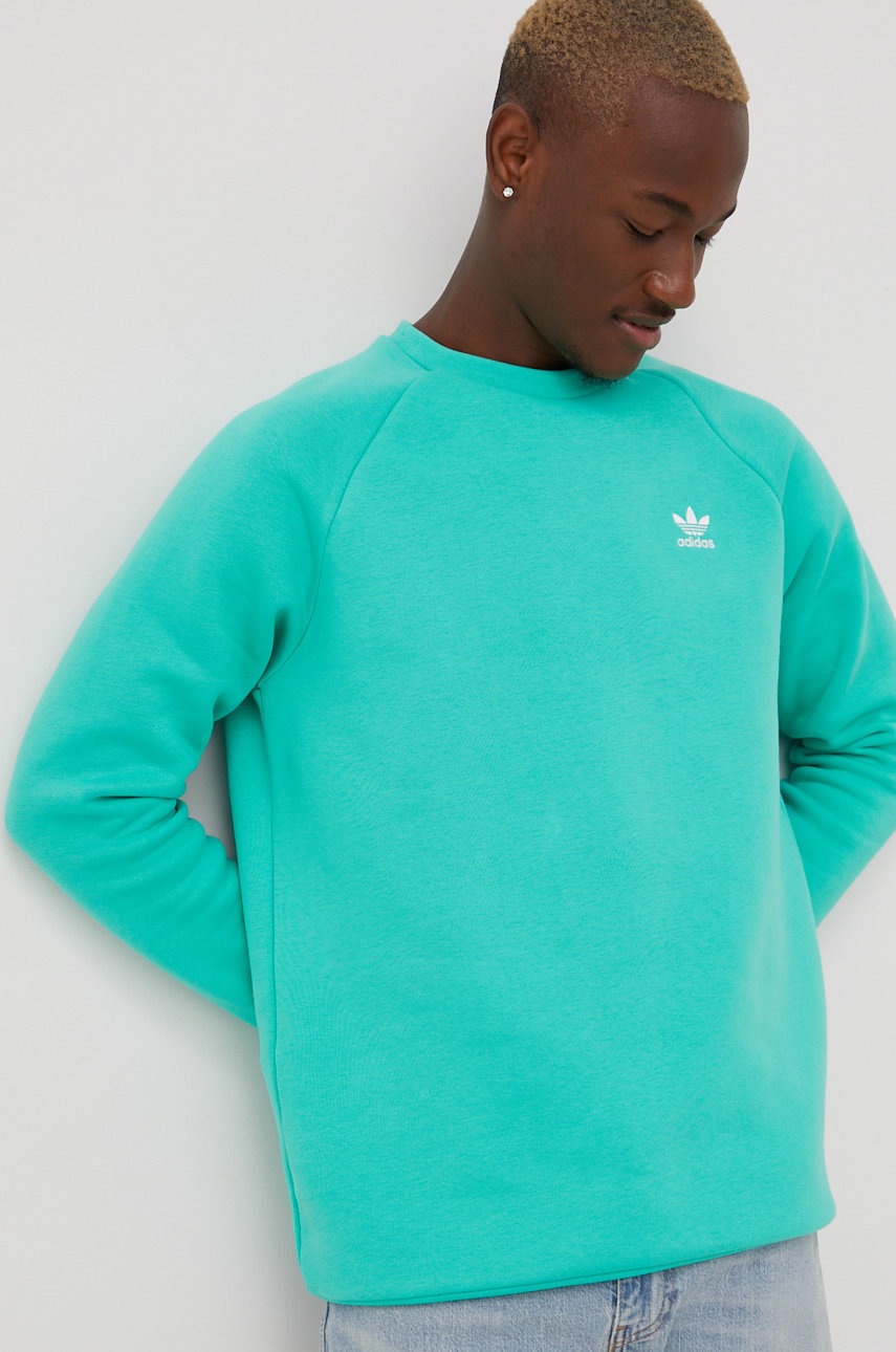 

Суичър adidas Originals Adicolor HE9425 в зелено с изчистен дизайн, Зелен