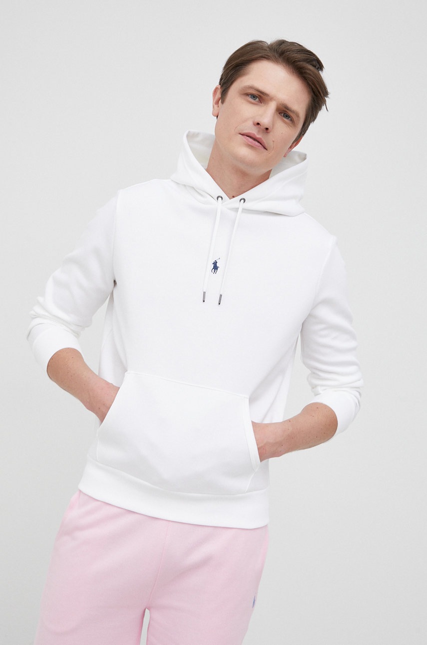 

Кофта Polo Ralph Lauren мужская цвет белый однотонная