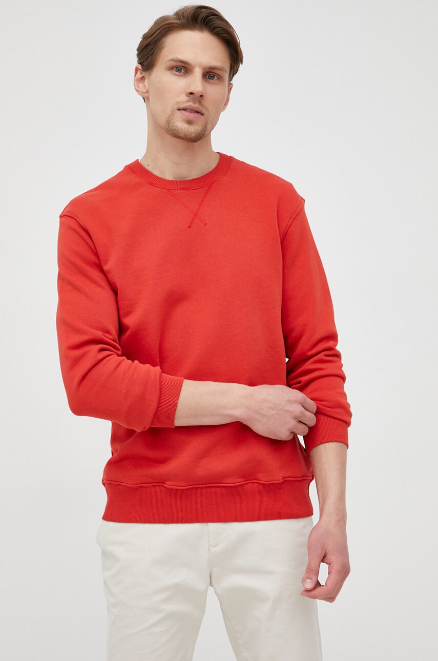 Sisley bluza barbati, culoarea rosu, neted