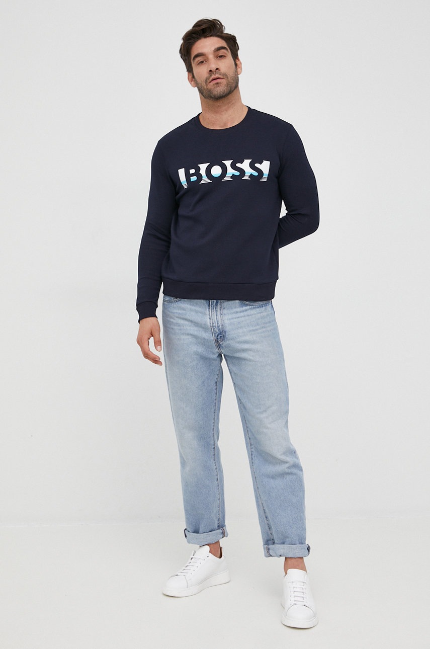 

Кофта BOSS Boss Athleisure чоловіча з принтом